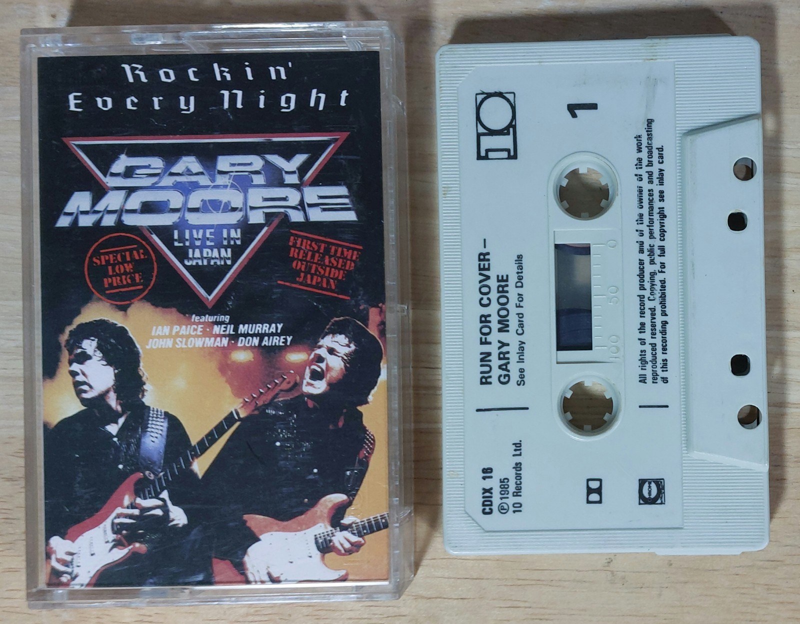 Gary Moore - Rockin' Every Night - Cassette Tape Album