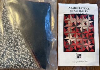 Kit trapunta pretagliata lattice arabo di Flynn Quilt Frame Company 45 x 54" bello!!
