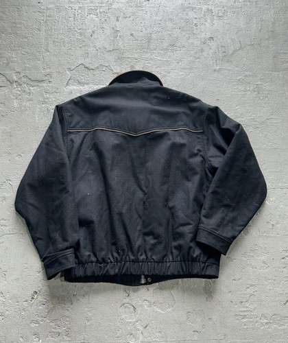 Vintage Pendleton Jacket Mens Large Wool Full Zip Made USA Bomber Coat 90s - Picture 2 of 7