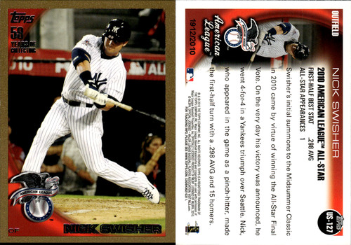 Nick Swisher [Gold] #US-127 card