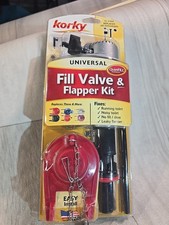 NWT Korky Universal Fill Valve Flapper Kit No. 818MP Toilet Repair