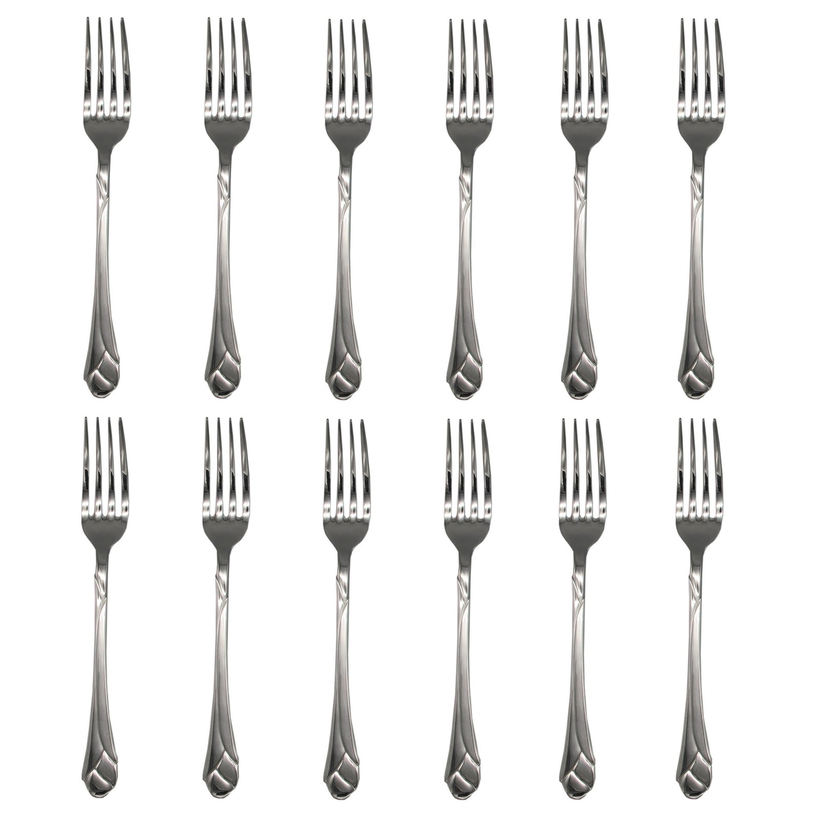 Mikasa Sweet Pea 18/8 Stainless Steel Salad Fork (Set of Twe
