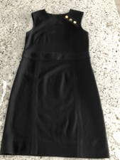 NWOT Tory Burch Sheath Dress L Black Gold