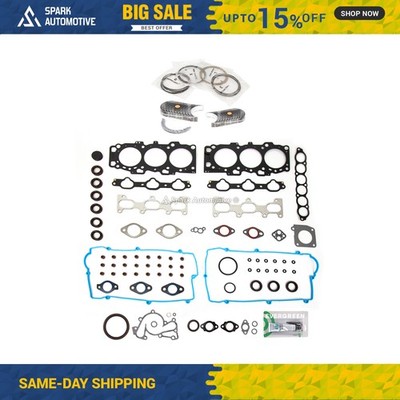 Full Gasket Set Bearings Rings Fit 09 Kia Sportage Hyndai Tucston 2.7L DOHC