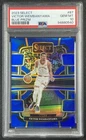 VICTOR WEMBANYAMA PSA 10 2023-24 PANINI SELECT #87 ROOKIE BLUE PRIZM RC 540