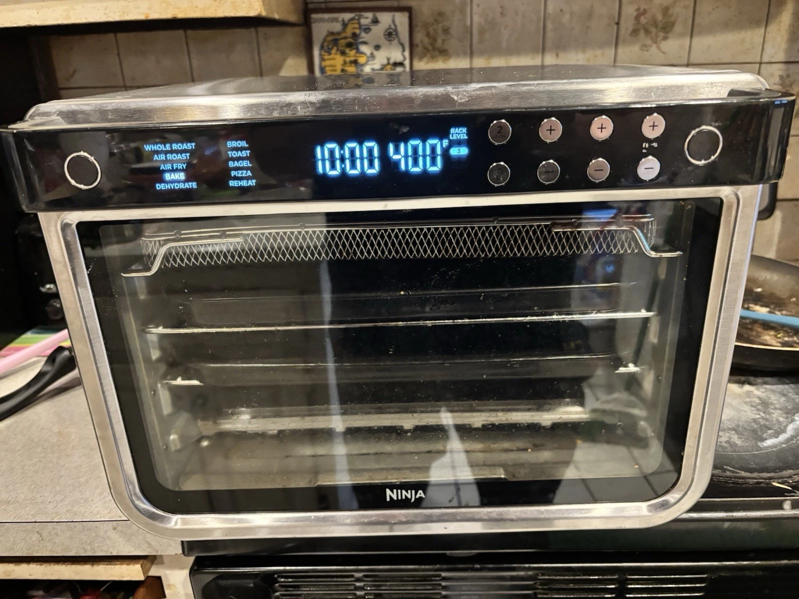 Ninja Foodi DT202BK 8-In-1 XL Pro Air Fry Oven Toaster Oven, 1800W
Opens in a new window or tab