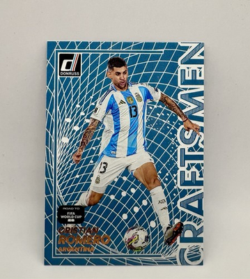 #ad 2025 26 Donruss Road to FIFA World Cup Craftsmen #1 Cristian Romero $1.99