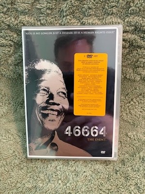 46664 The Event DVD 2-Disc Set Nelson Mandela Concert Beyonce Queen Bono Rare OO