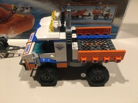 2008 Lego City 7726 Coast Guard Truck with Speed Boat Set Box + Instructions