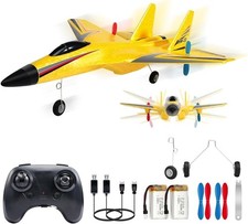 SU-27 RC Airplane,2.4GHz 2 Channel Remote Control Plane with Gyro Su27 Yellow