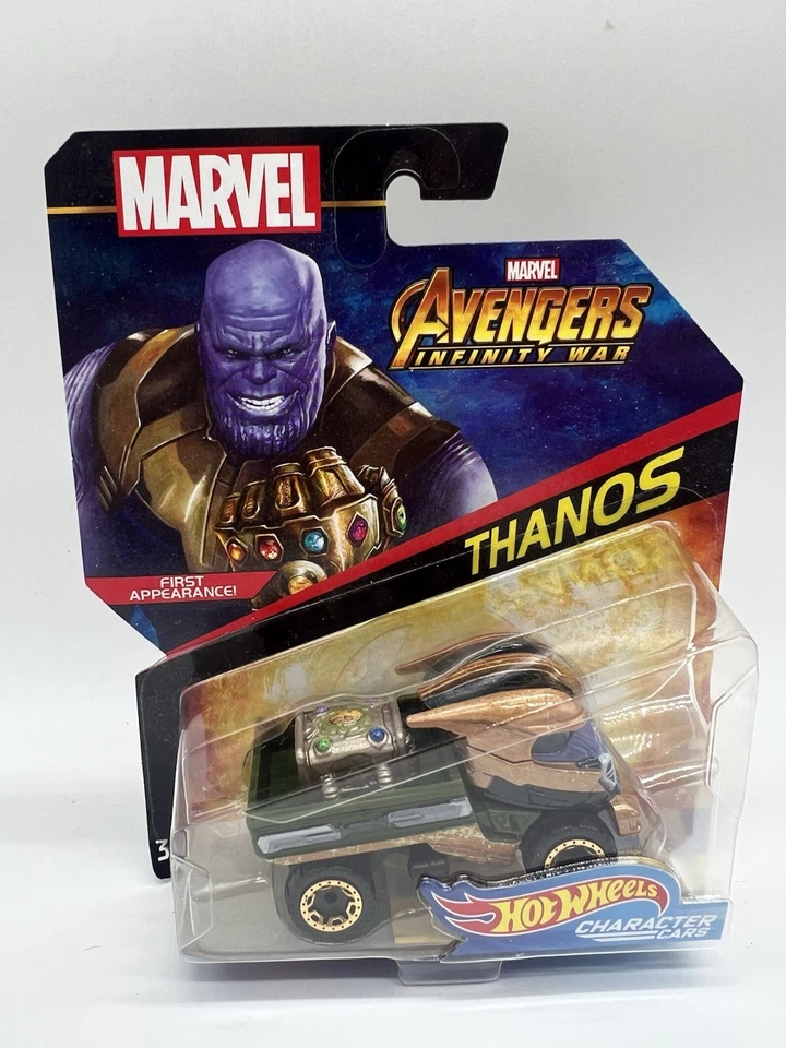 Nuevo lote de autos personajes Marvel Hot Wheels 2014 2017 Venom, Groot, Thanos, Hulk, + Foto 4 de 4