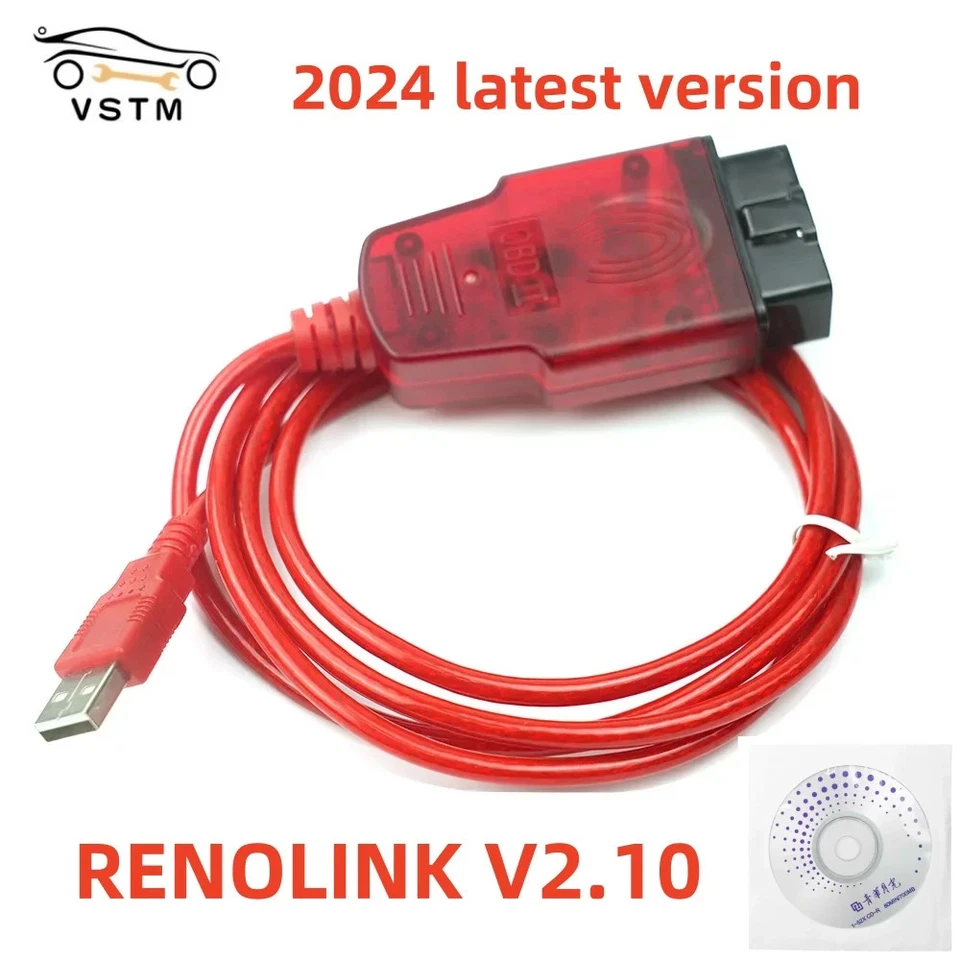 V2.10 OBD2 ECU Programmer Tool Key Coding for Renault OBDII Car Diagnostic Tool - Image 4 of 4