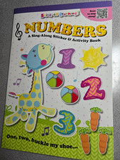 Stick To Learning Numbers SingAlong Sticker  Activity Book One, Two, Buckle NEW