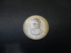 FRANKLIN MINT .925 STERLING SILVER MEDAL 35 GRAMS SOME TONING  JOHN QUINCY ADAMS