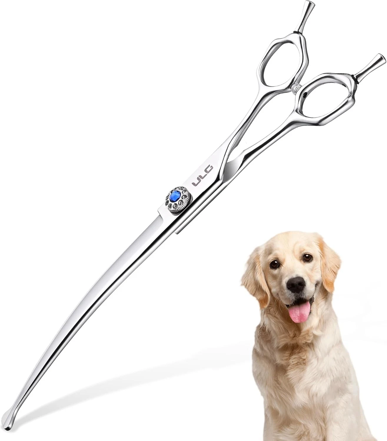 ULG Curved Dog Shears for Grooming 7 Inch Japanese Steel