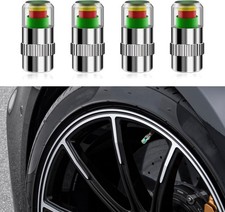 4PCS Tire Pressure Monitor Valve Stem Caps, Car Tire Caps, 36PSI 2.4Bar Car Tire
