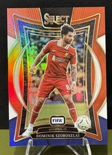 Dominik Szoboszlai 2024-25 Panini Select FIFA #21 Red White & Blue Terrace YNWA