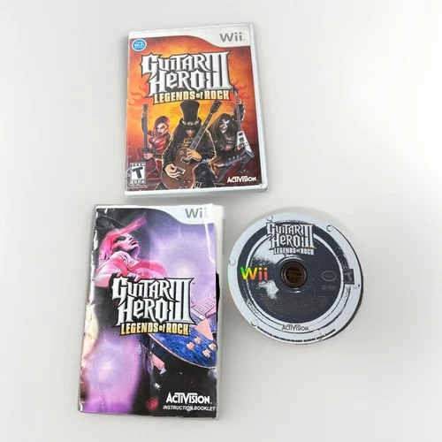 Guitar Hero III: Legends of Rock Nintendo Wii (Activision, 2003) - CIB F