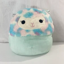 Squishmallows Official Kellytoy Plush Arabella the Blue Tie Dye Llama 16"