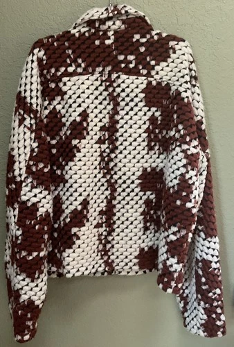 NEW NWT Nova Men Chamarra Jacquard Newbury Men’s Size XL Jacket Hip Hop image 7
