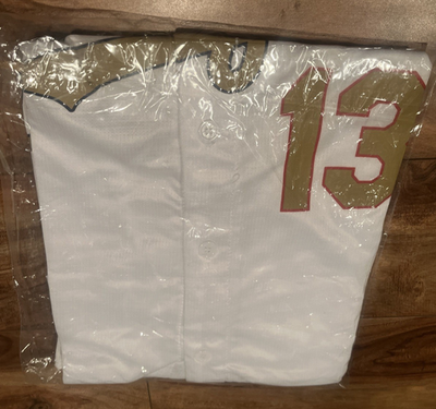 Max Muncy #13 LA Dodgers Gold Player Jersey 06/18/25 2025 SGA XL