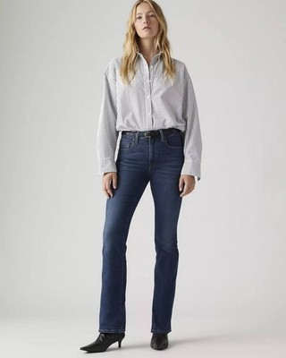 Levi s 725 High Rise Bootcut Jeans Blue Wave 25 NWT $69.50