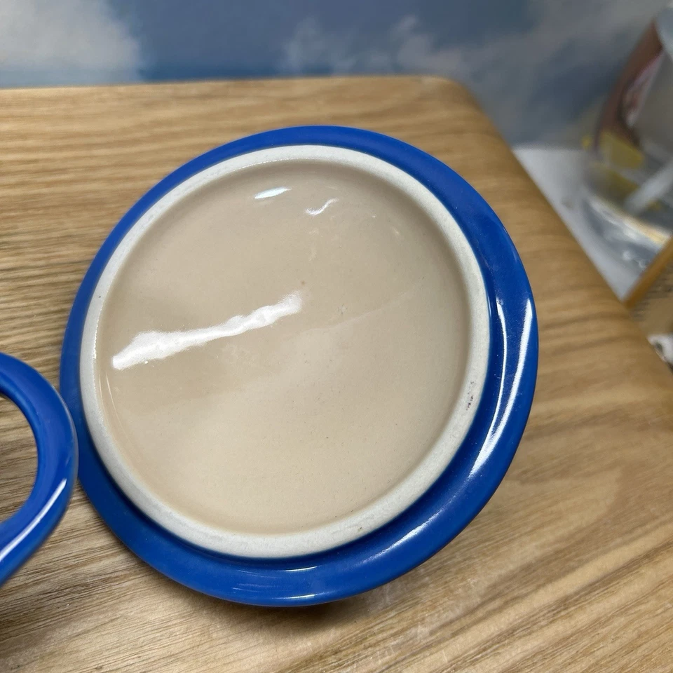 Le Creuset Lapis Blue Mini Cocotte Petite Casserole 8oz With Lid - Image 4 of 4