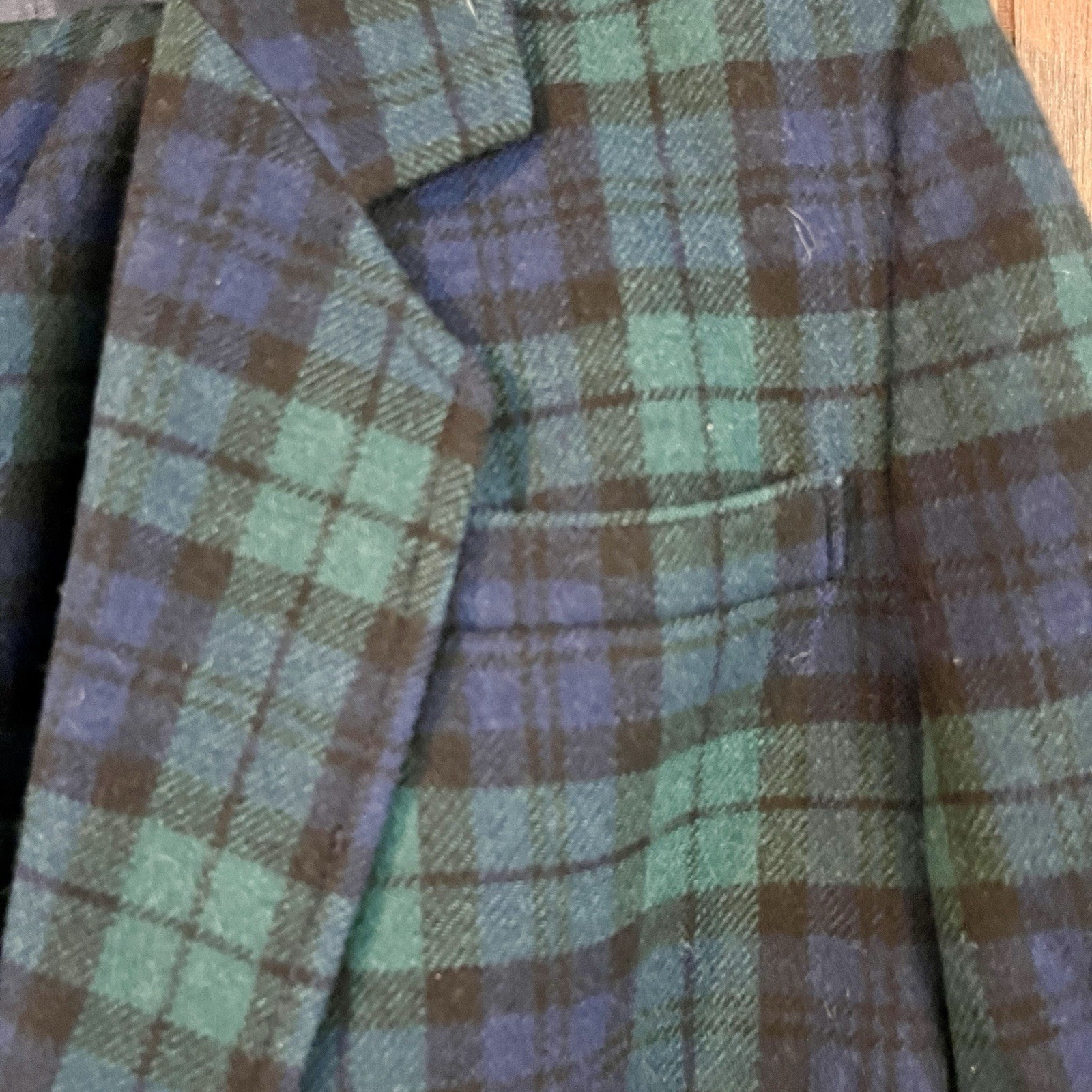 Vintage Womens Pendelton Authentic Black Watch Tartan Size 10 Blazer Skirt USA 2 image 5
