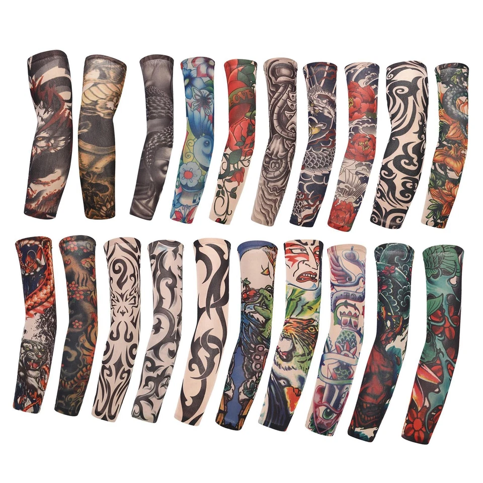 Cooling Arm Sleeves Tattoo Cover Up Sport zum Klettern Backpacking Angeln - Bild 1 von 1