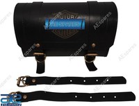 Werkzeugtasche Leder Schwarz FüR Harley Davidson Motorrad Aes