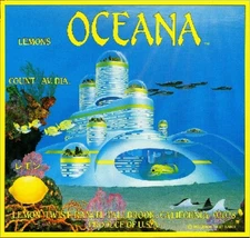 Fallbrook San Diego County Oceana Orange Citrus Fruit Crate Label Art Print