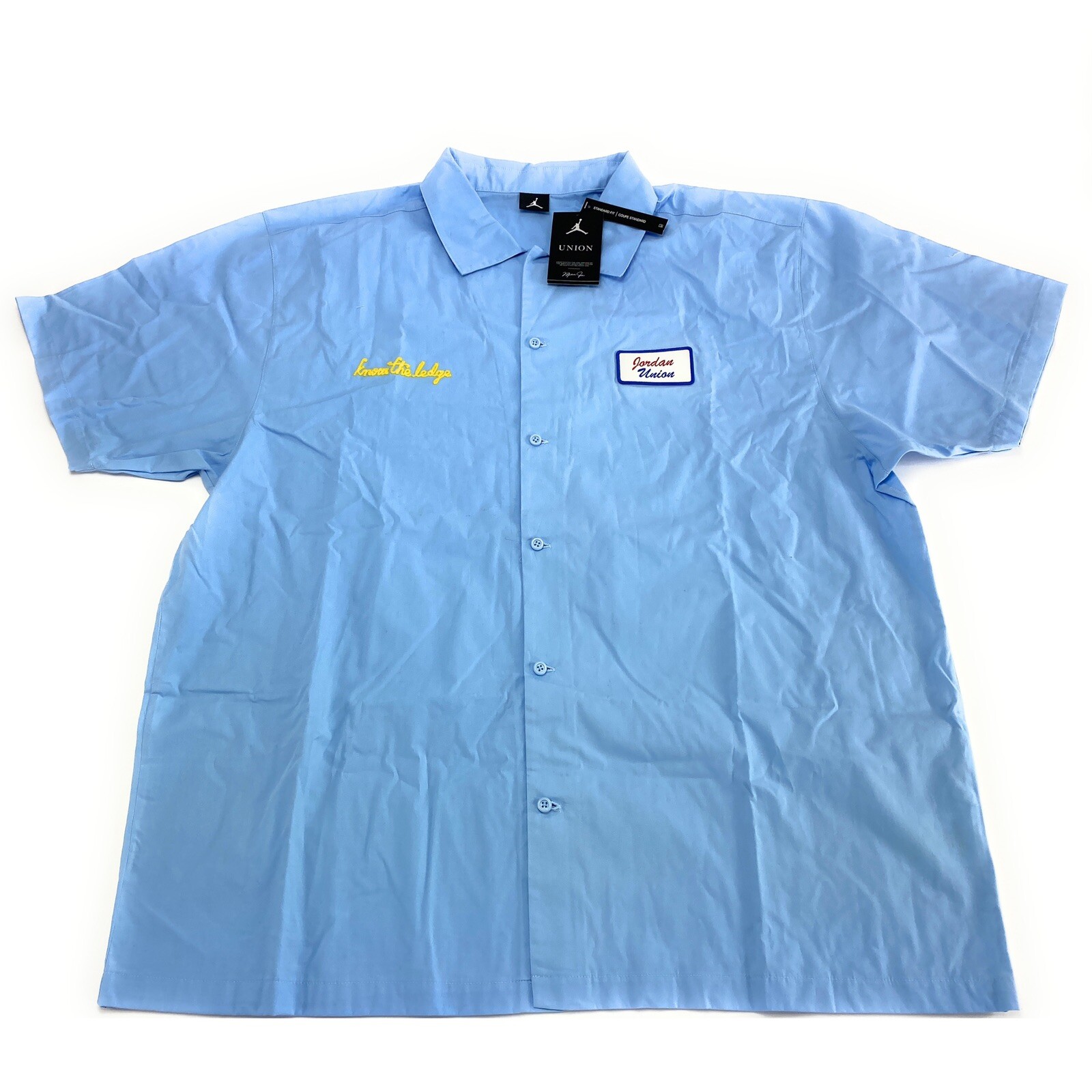 jordan button up shirt
