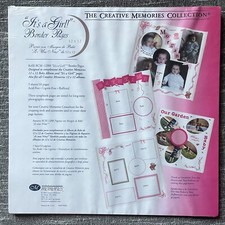 Creative Memories 12 x 12 It's a Girl Scrapbook Pages NIP Old Style Pink Gingham