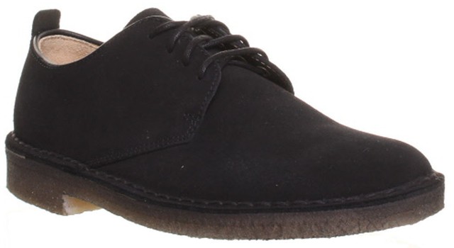 clarks desert london black