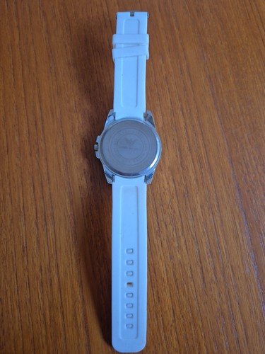 Womens White Silicone Strap Watch,Emporium Armani, VG Con - Picture 3 of 8