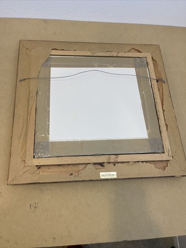 Vintage Red Aztec Mayan Needlepoint Finished Framed Piece Signed JP Square - Picture 9 of 10