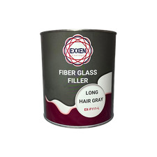 Exxen Coatings Gallon Fiberglass Filler Long Hair Gray Wtube Cream Hardener Exxen Coatings Gallon Fiberglass Filler Long Hair Gray Wtube Cream Hardener