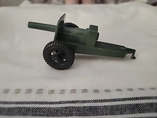 Vintage Tim-Mee Toys Plastic Green M3 37mm Army Cannor Gun Military