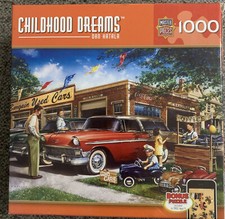 MasterPieces Jigsaw Puzzle Childhood Dreams Bargain Used Cars 1000 Piece