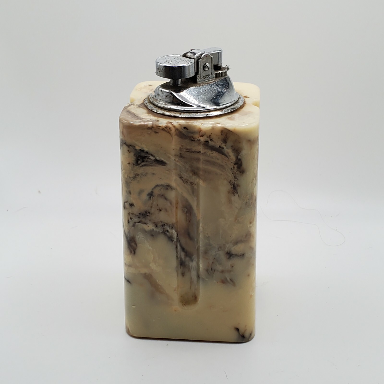 Marble Onyx Agate Slag Swirl Glass Tobacciana
