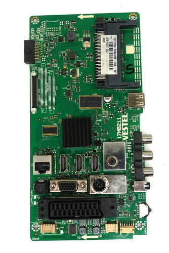 Main Board 17MB211 / 100417R3 für LED TV Telefunken Model: D39F472N4CW