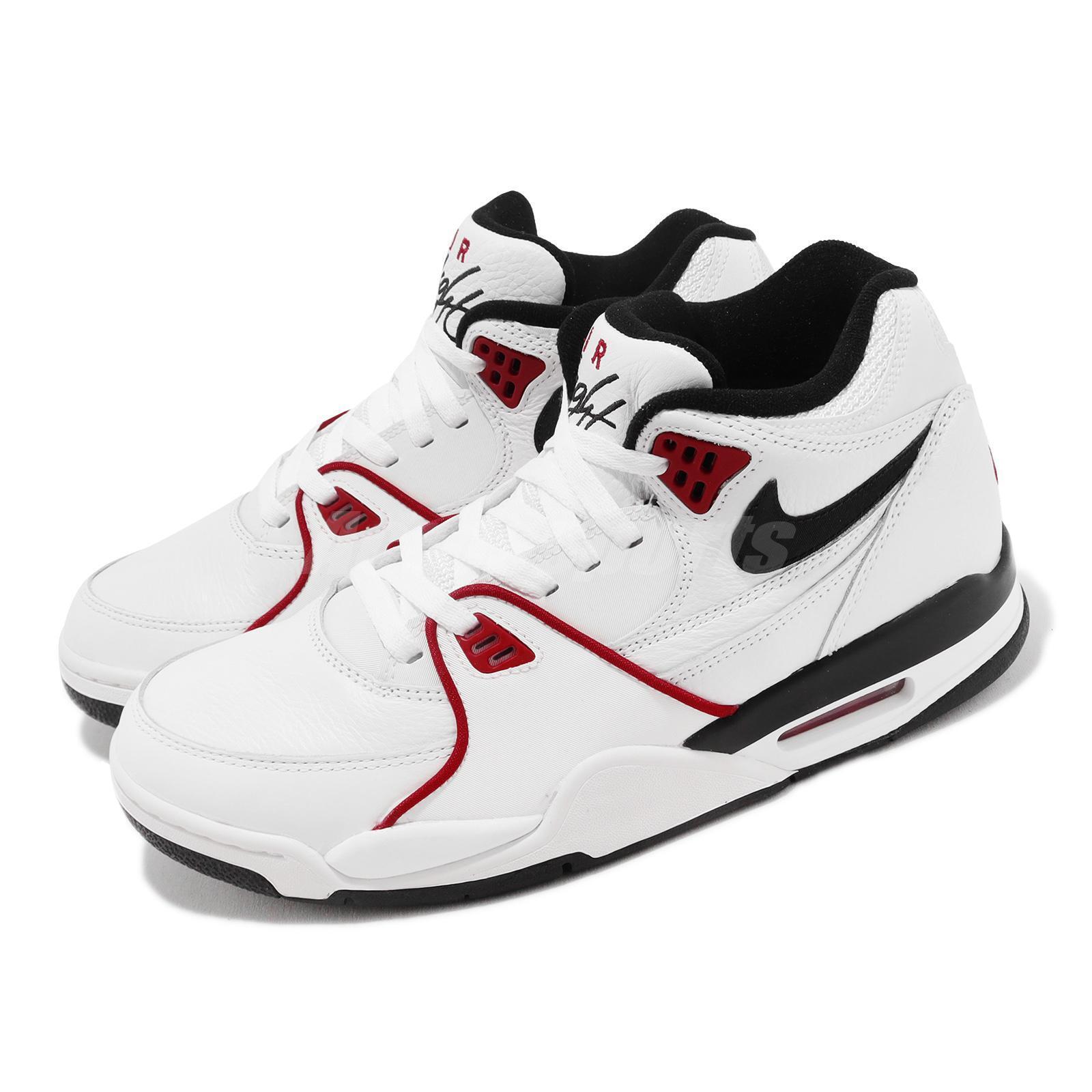 Air Flight 89 White Black Red Men Lifestyle Shoes Sneaker | eBay