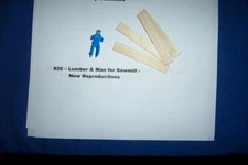 American Flyer Parts - Lumber & Man for 23796 Sawmill #20