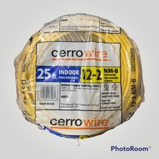 Cerrowire 25   12/2 with Ground NM-B Indoor Copper Building Wire - Brand New