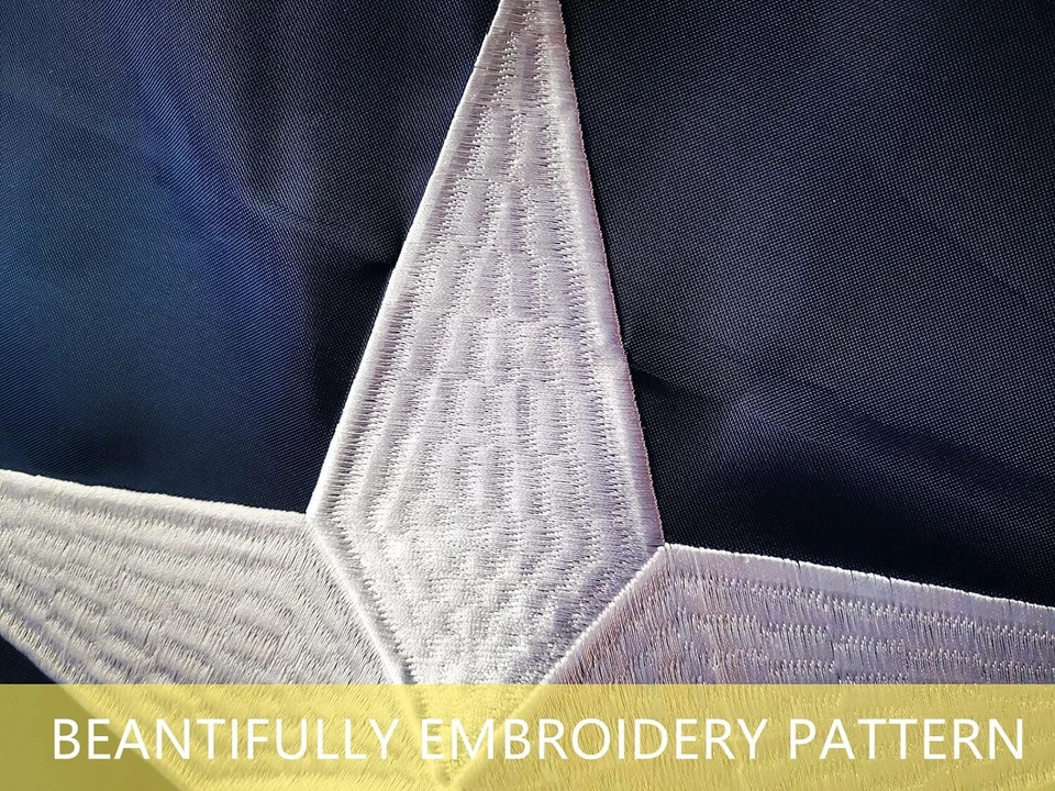 State of Texas Flag 3x5 ft Embroidered Outdoor Heavy Duty Flags Durable Double - Image 3 of 4