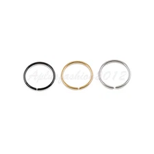 18G 20G 22G all size Color Plated on Steel Seamless Nose Hoop Ear Tragus Ring