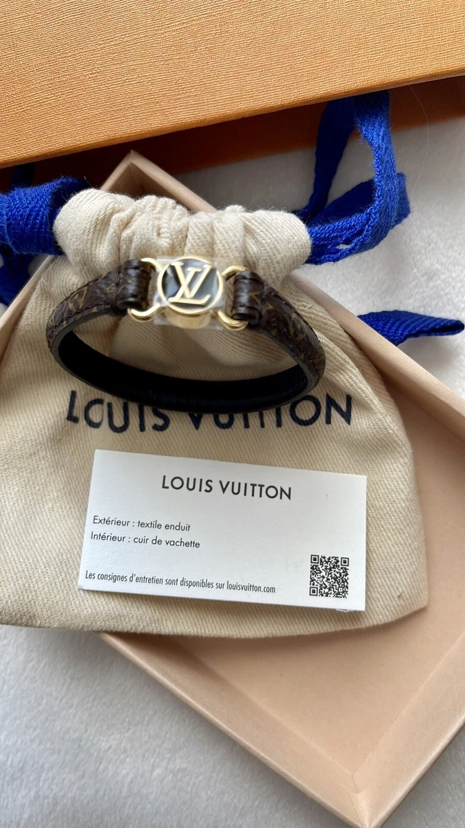 Louis Vuitton M8026F LV CLIC IT MONOGRAM BRACELET 17 BNIB Made in Spain