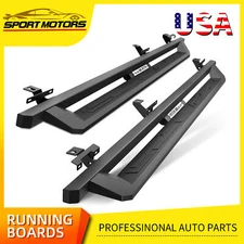 Running Boards fits 21-26 Ford Bronco 4 Door 4.5'' Drop Side Step Nerf Bars BLK