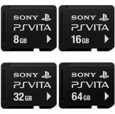 Sony PS Vita Memory Card Official Playstation 64GB,32GB,16GB,8GB USED TEST