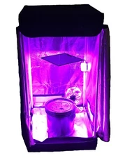 4 Site Hydroponic System Grow Room - Complete Grow Tent Kit DWC - LED Grow Light